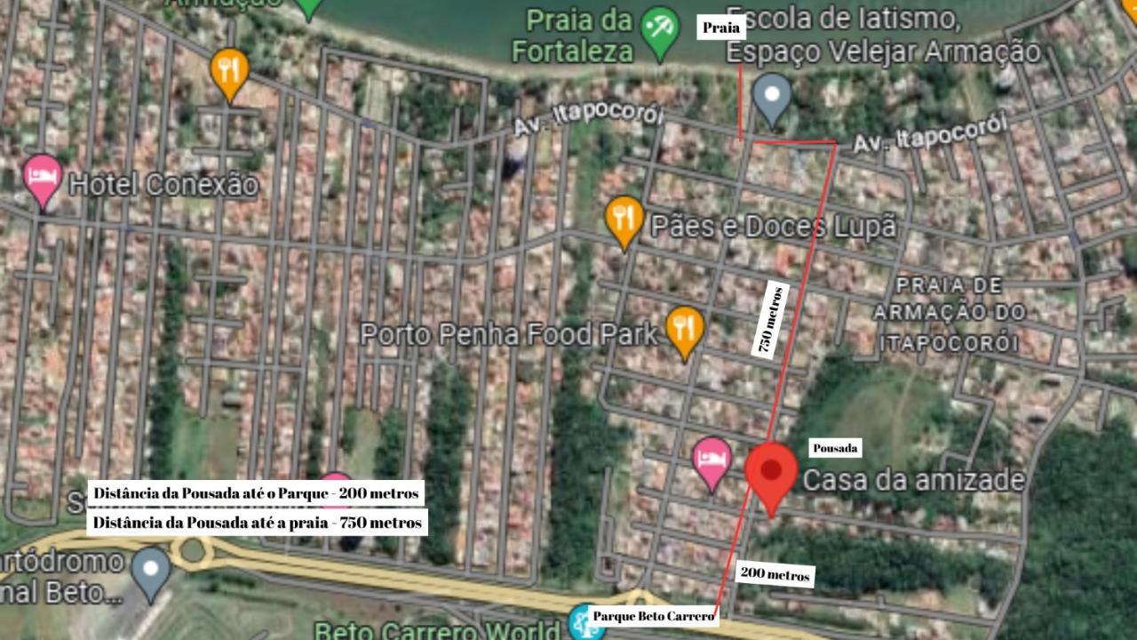 פנייה Pousada Casa Da Amizade מראה חיצוני תמונה